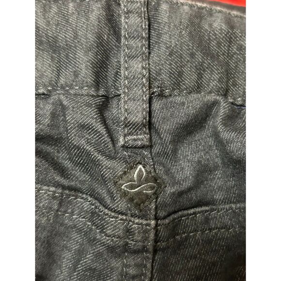 PrAna, Women's Lined Boyfriend Pants, Size 8, Black/Dark Blue, Used - Picture 7 of 9